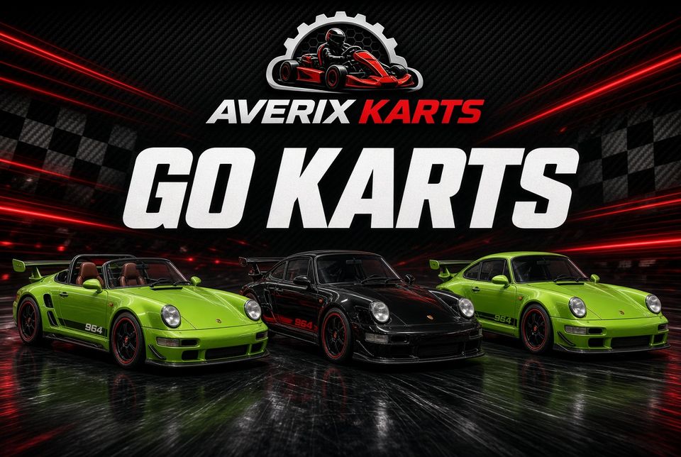 Premium go karts banner